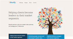 Desktop Screenshot of blueally.com